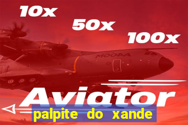 palpite do xande de hoje